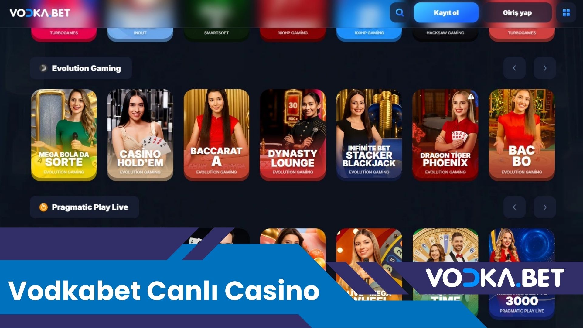 Vodkabet Canlı Casino: Gerçek Kumarın Keyfi Burada