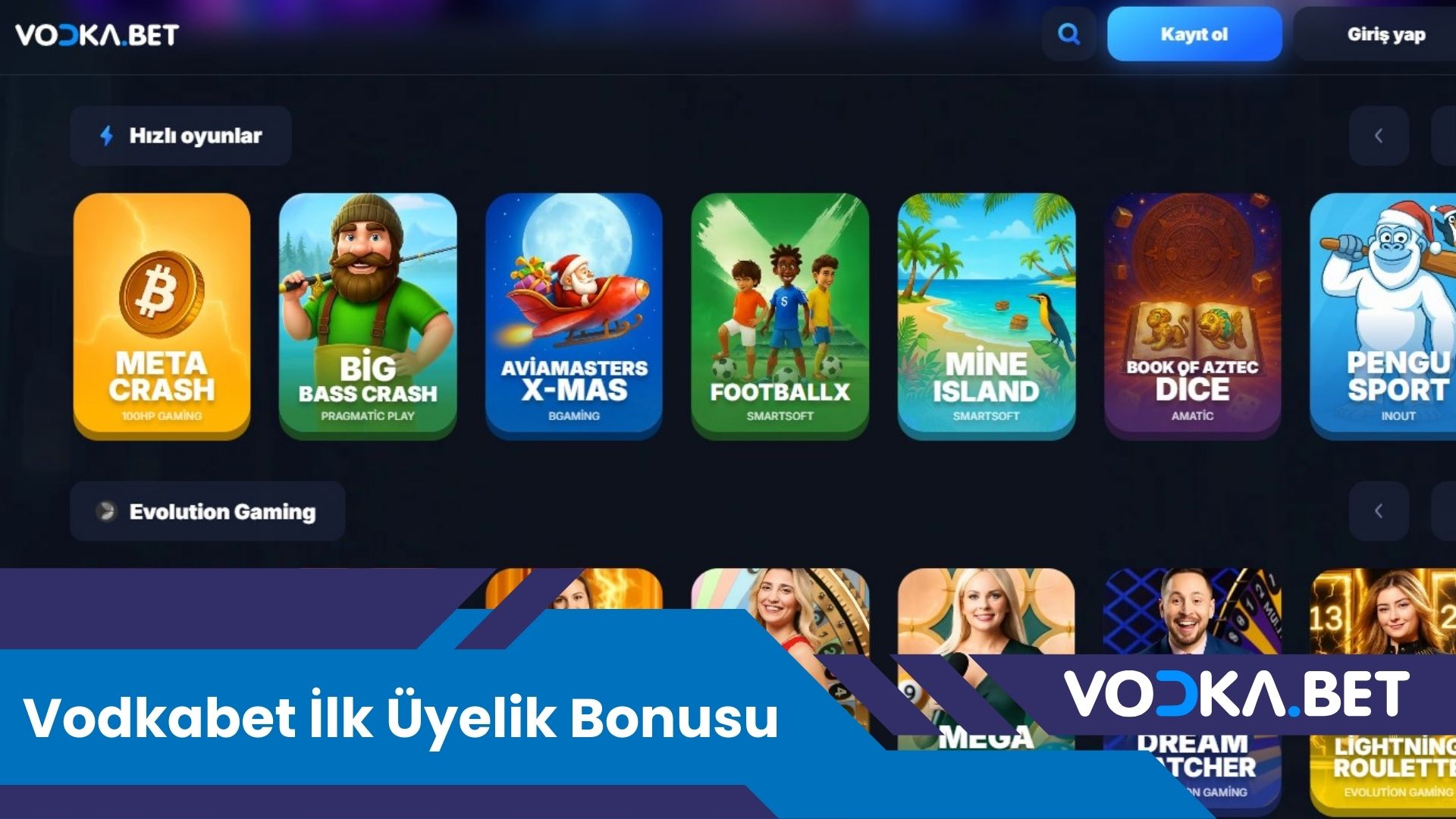 Vodkabet İlk Üyelik Bonusu: Yatırımı Yap, Promosyonu Kap